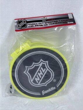New! NHL Hockey Franklin Sports Practice 4pk Knock Out Shooting Targets w/Straps